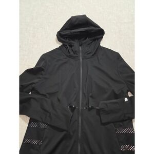 Champion C9 Womens Black Full Zip Hooded Running Jacket Perforated Size S R1615